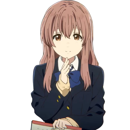 ❤️ Стикер «Koe no Katachi A Silent Voice» для Telegram