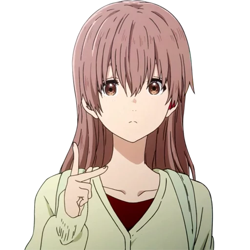 😕 Стикер «Koe no Katachi A Silent Voice» для Telegram