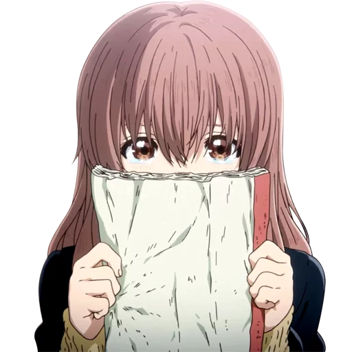 😢 Стикер «Koe no Katachi A Silent Voice» для Telegram