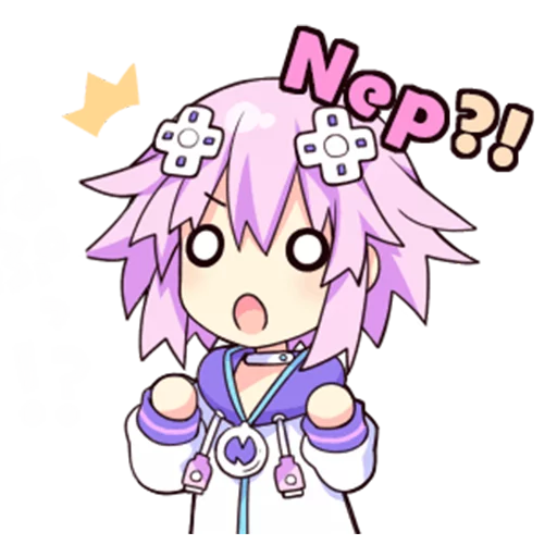 Стикерпак Nep-Nep Stickers &;Neptune&; для Telegram