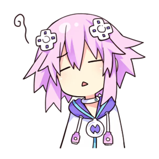 😑 Стикер «Nep-Nep Stickers &;Neptune&;» для Telegram