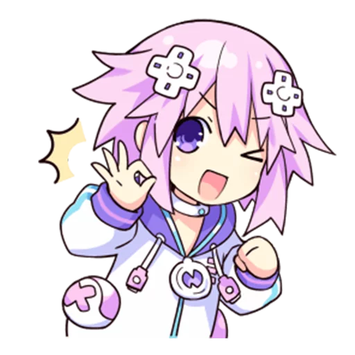 👌 Стикер «Nep-Nep Stickers &;Neptune&;» для Telegram