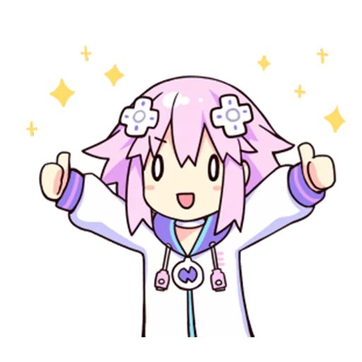 ✨ Стикер «Nep-Nep Stickers &;Neptune&;» для Telegram