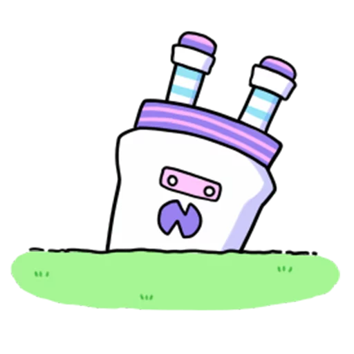 😐 Стикер «Nep-Nep Stickers &;Neptune&;» для Telegram