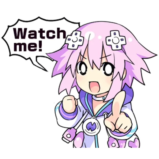 😃 Стикер «Nep-Nep Stickers &;Neptune&;» для Telegram