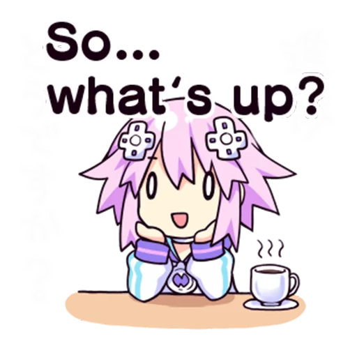 😀 Стикер «Nep-Nep Stickers &;Neptune&;» для Telegram
