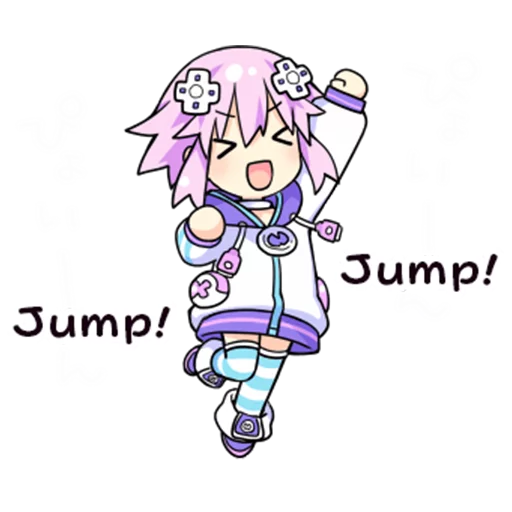 😆 Стикер «Nep-Nep Stickers &;Neptune&;» для Telegram