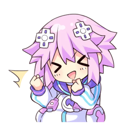 😆 Стикер «Nep-Nep Stickers &;Neptune&;» для Telegram
