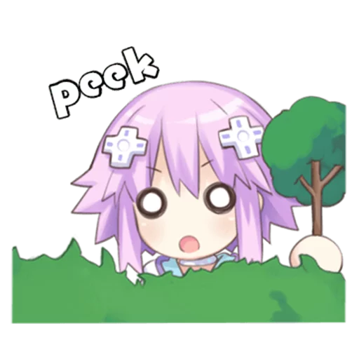 👀 Стикер «Nep-Nep Stickers &;Neptune&;» для Telegram