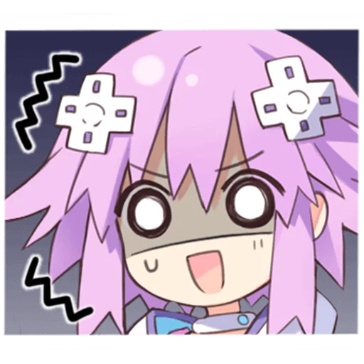 😰 Стикер «Nep-Nep Stickers &;Neptune&;» для Telegram
