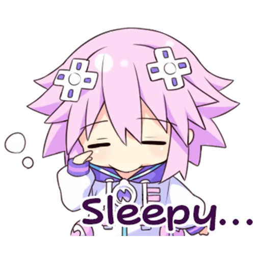 😪 Стикер «Nep-Nep Stickers &;Neptune&;» для Telegram