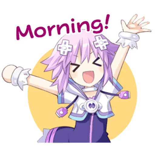 ✋ Стикер «Nep-Nep Stickers &;Neptune&;» для Telegram