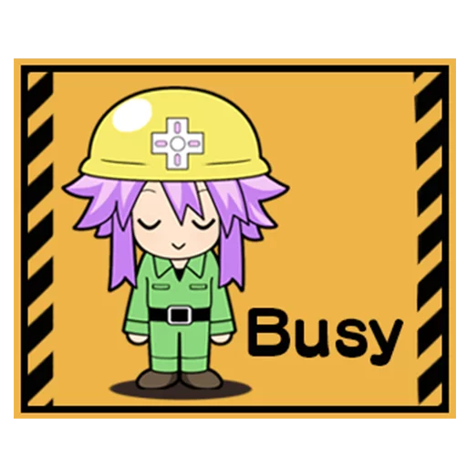 ⚠️ Стикер «Nep-Nep Stickers &;Neptune&;» для Telegram