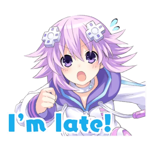 😥 Стикер «Nep-Nep Stickers &;Neptune&;» для Telegram