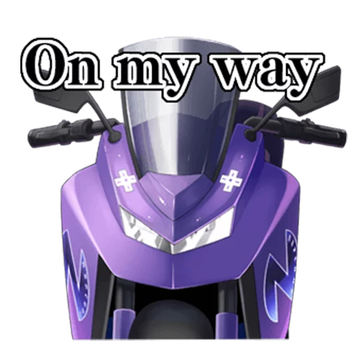 🏍 Стикер «Nep-Nep Stickers &;Neptune&;» для Telegram