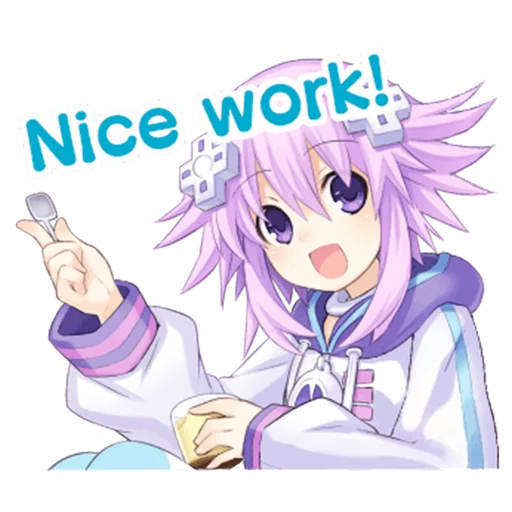 😄 Стикер «Nep-Nep Stickers &;Neptune&;» для Telegram