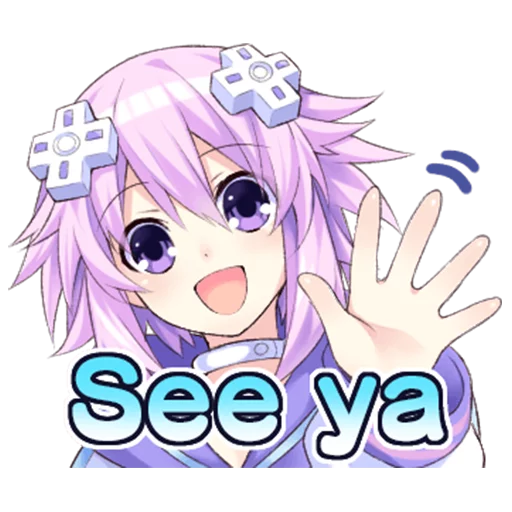 👋 Стикер «Nep-Nep Stickers &;Neptune&;» для Telegram