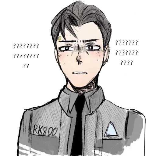 😐 Стикер «Detroit Become Human (Connor)» для Telegram