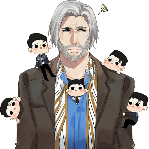 😑 Стикер «Detroit Become Human (Connor)» для Telegram