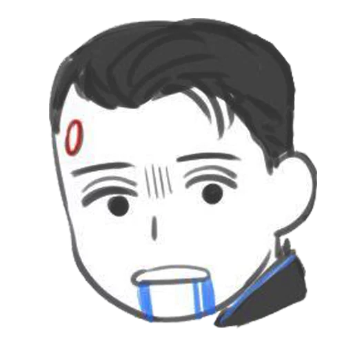 😵 Стикер «Detroit Become Human (Connor)» для Telegram