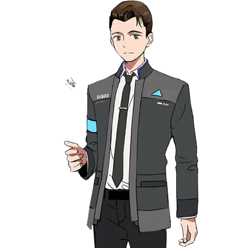 😕 Стикер «Detroit Become Human (Connor)» для Telegram