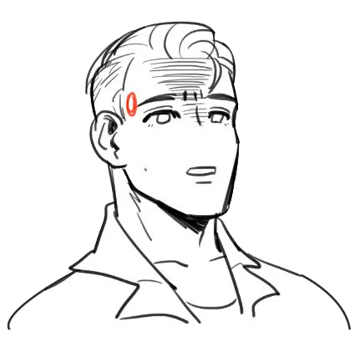 😬 Стикер «Detroit Become Human (Connor)» для Telegram
