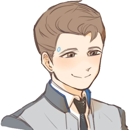 ☺️ Стикер «Detroit Become Human (Connor)» для Telegram