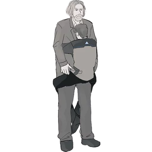 ❤️ Стикер «Detroit Become Human (Connor)» для Telegram