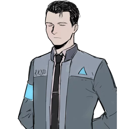 😪 Стикер «Detroit Become Human (Connor)» для Telegram
