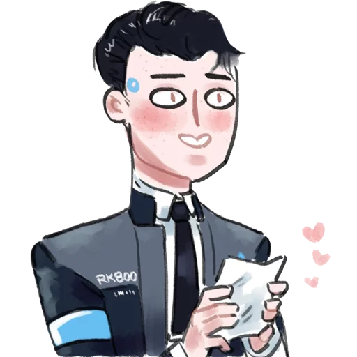 😃 Стикер «Detroit Become Human (Connor)» для Telegram