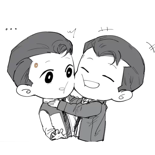❤️ Стикер «Detroit Become Human (Connor)» для Telegram