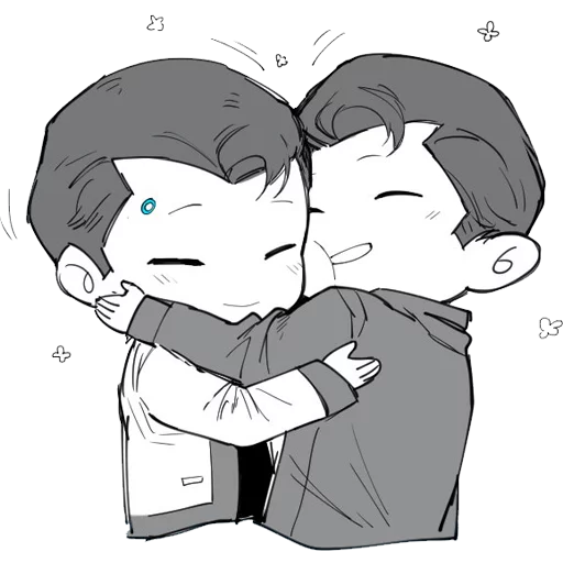 ❤️ Стикер «Detroit Become Human (Connor)» для Telegram