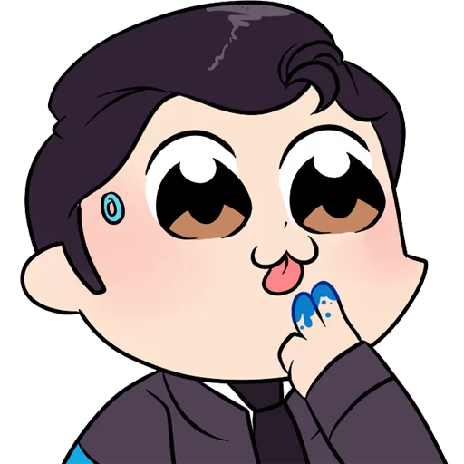 😋 Стикер «Detroit Become Human (Connor)» для Telegram