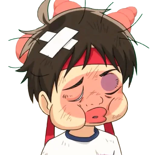 🤕 Стикер «Attack on titan junior high» для Telegram