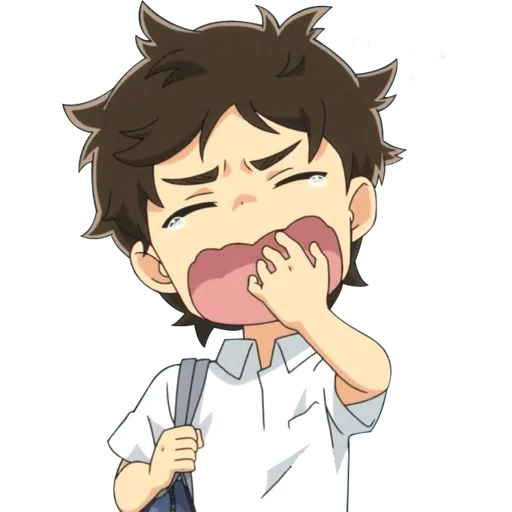 😪 Стикер «Attack on titan junior high» для Telegram