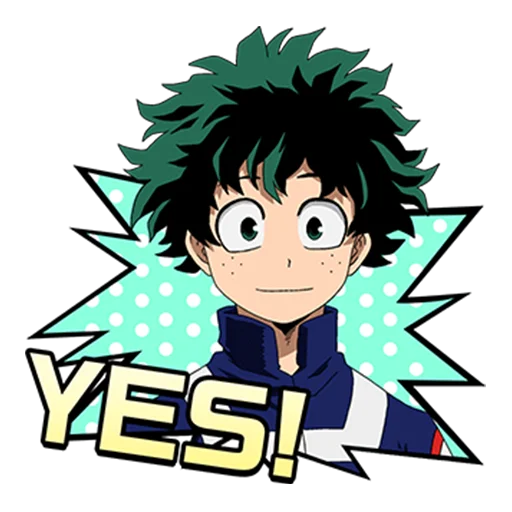 ⭕️ Стикер «My Hero Academia 2» для Telegram