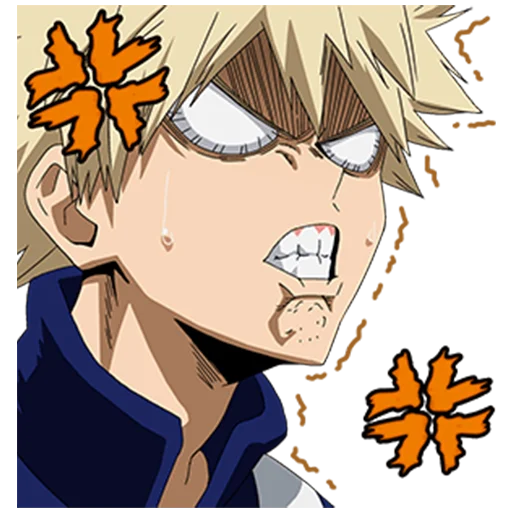 😬 Стикер «My Hero Academia 2» для Telegram