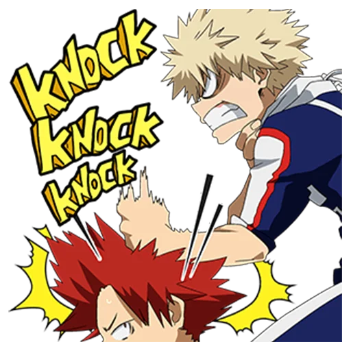 😡 Стикер «My Hero Academia 2» для Telegram
