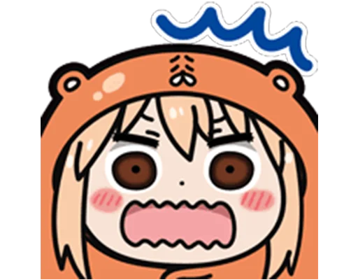 😨 Стикер «Umaru-chan Emoji» для Telegram