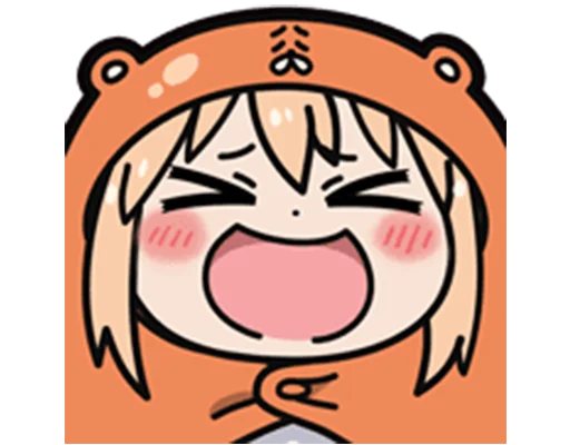 😆 Стикер «Umaru-chan Emoji» для Telegram