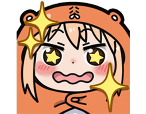 🤩 Стикер «Umaru-chan Emoji» для Telegram
