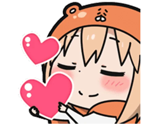 🥰 Стикер «Umaru-chan Emoji» для Telegram