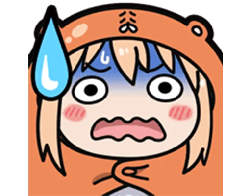 😰 Стикер «Umaru-chan Emoji» для Telegram