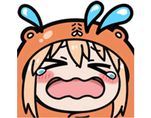 😭 Стикер «Umaru-chan Emoji» для Telegram