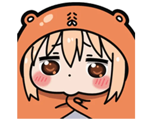 🥺 Стикер «Umaru-chan Emoji» для Telegram