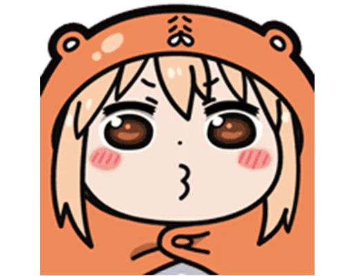 😗 Стикер «Umaru-chan Emoji» для Telegram