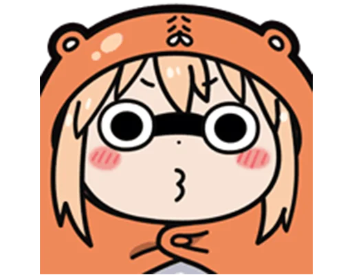 🤨 Стикер «Umaru-chan Emoji» для Telegram
