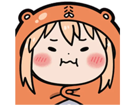☺️ Стикер «Umaru-chan Emoji» для Telegram