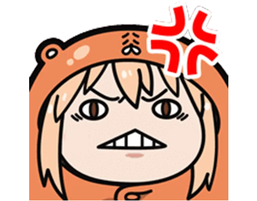 😬 Стикер «Umaru-chan Emoji» для Telegram