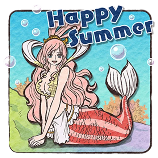 🧜‍♀️ Стикер «ONE PIECE&;s Summer Vacation» для Telegram